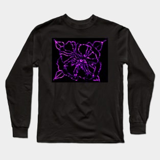 PURPLE GLASS ROSE Long Sleeve T-Shirt